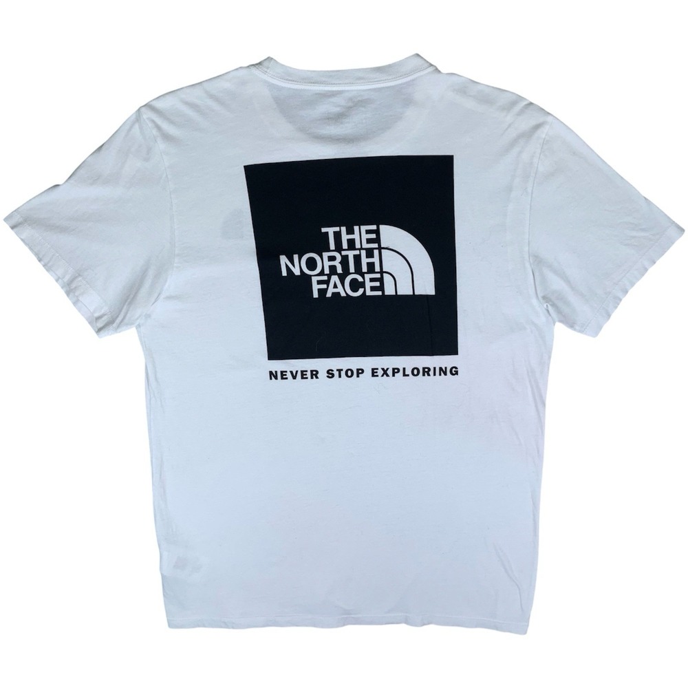 The North Face Shirt Mens Medium White Logo Graphic Tee Outdoor